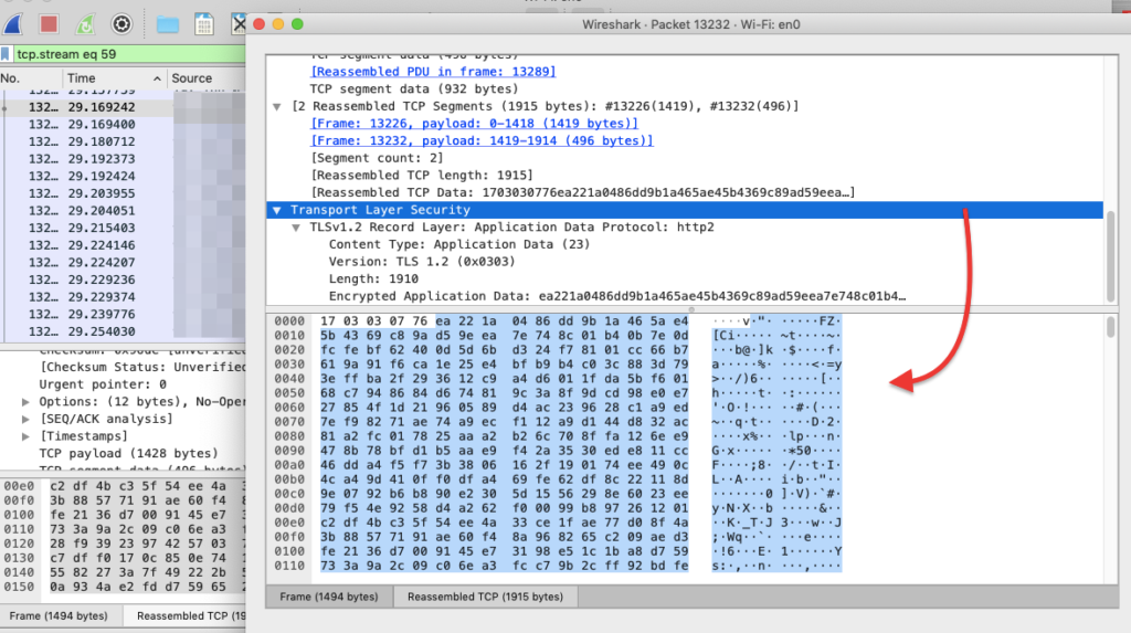 Wireshark analyzer