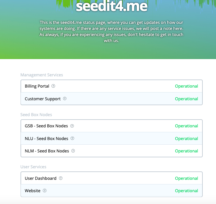 Seedit4Me Information management