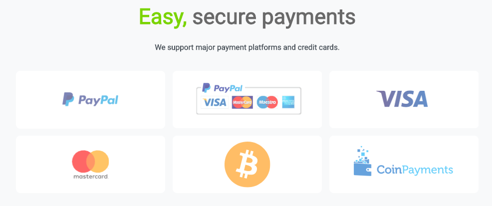 Seedit4Me method of payments