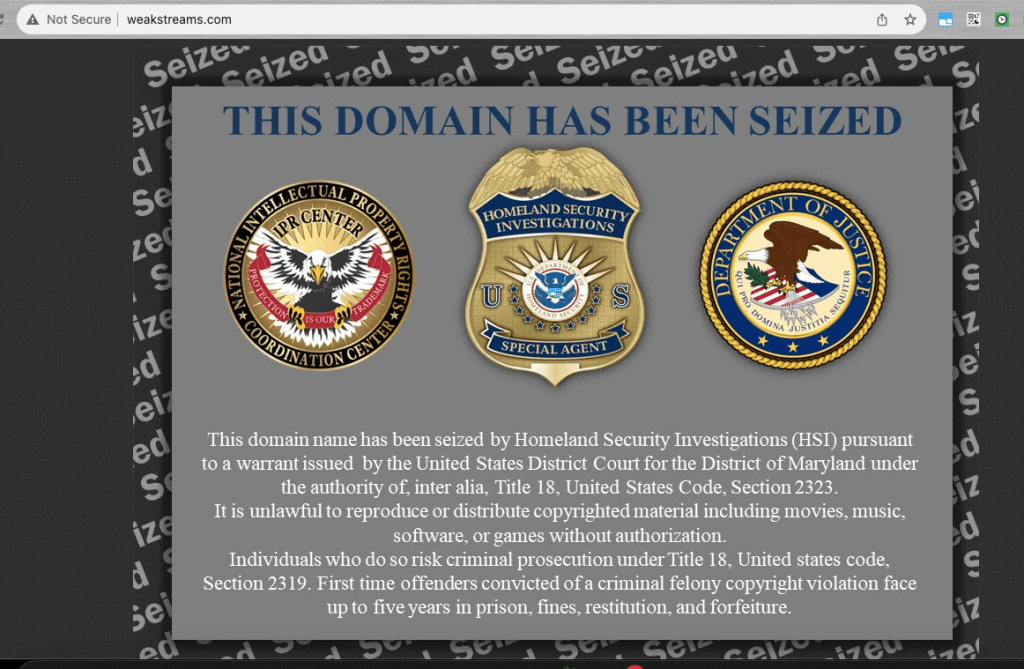 domain seizure