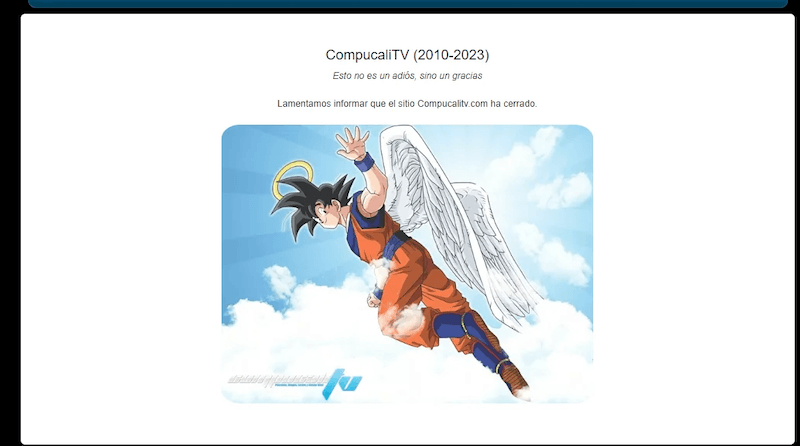 compucaliTV shut down